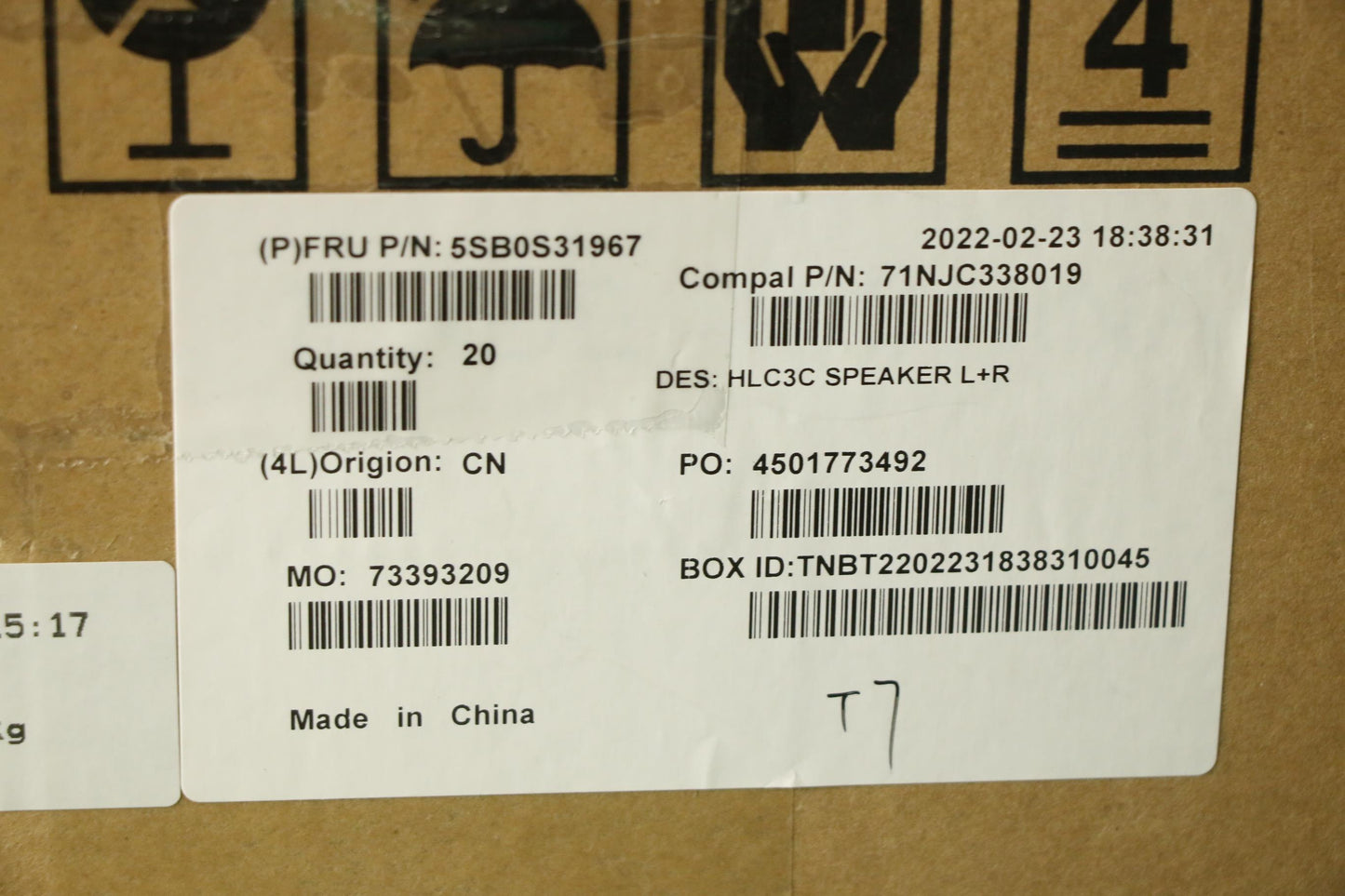 Lenovo Speakerint Speaker C 82Ud L+R - 5SB0S31967