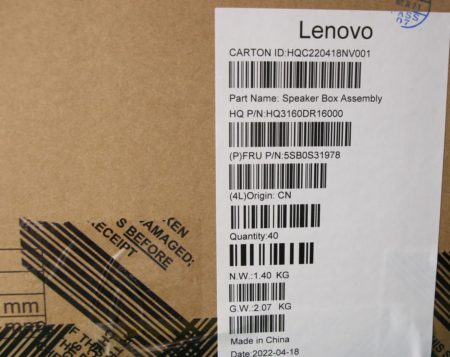 Lenovo Speakerint Speaker H 82T6 L+R - 5SB0S31978