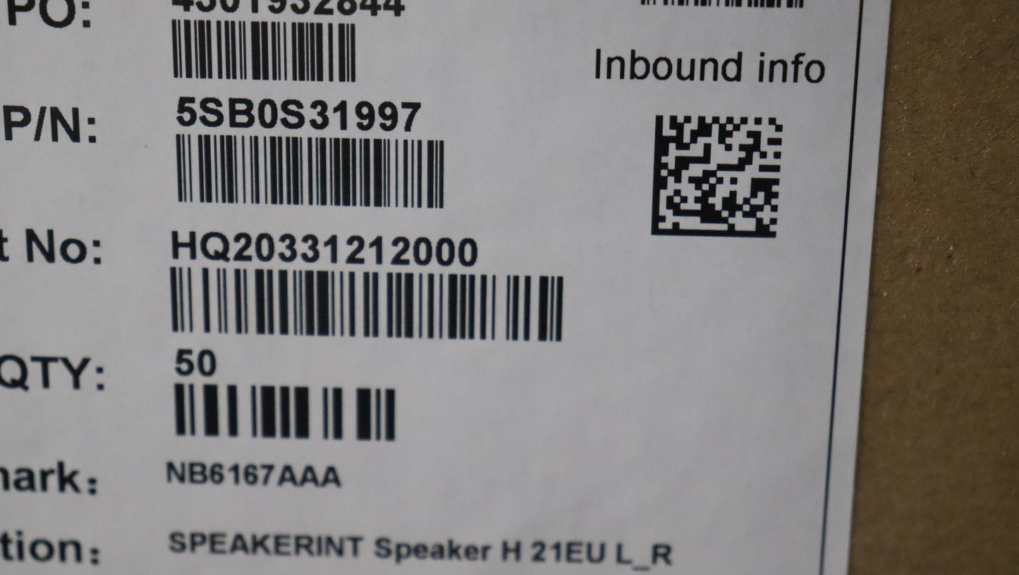 Lenovo Speakerint Speaker H 21Eu Lr - 5SB0S31997