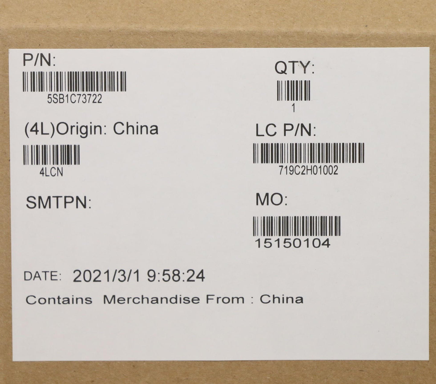 Lenovo Internal Speaker, Front/Rear, Luxshare - 5SB1C73722