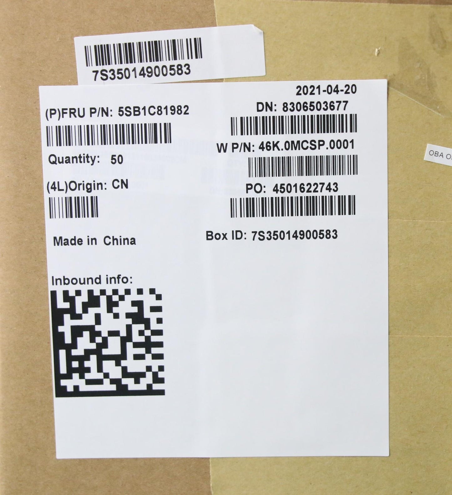 Lenovo Dolby Speakers, Left & Right Assembly, ALLWELL - 5SB1C81982