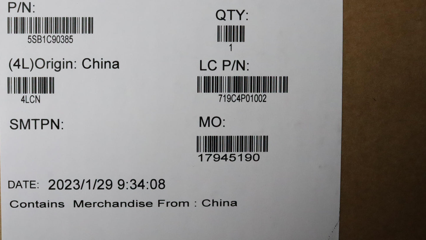 Lenovo Speakerint Speaker,F/R,Yucheng - 5SB1C90385