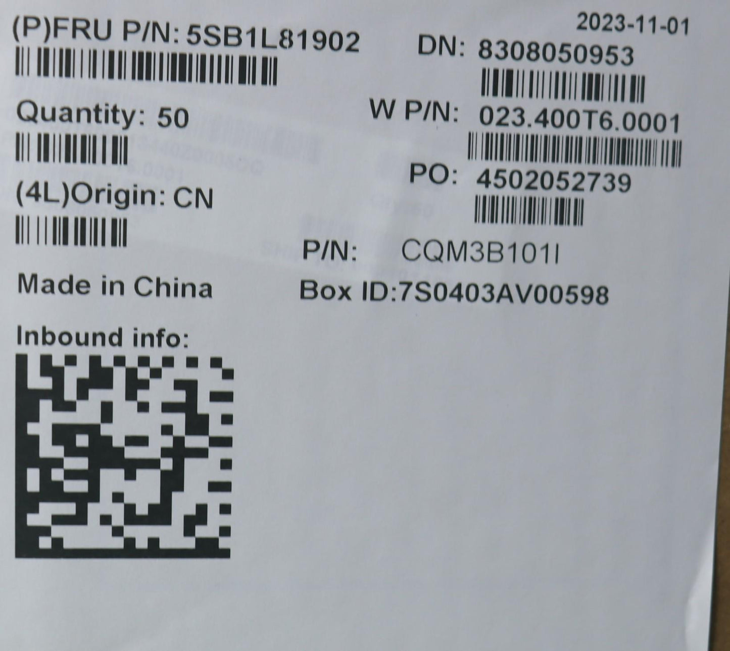 Lenovo Cheetah-3 P1 - 5SB1L81902