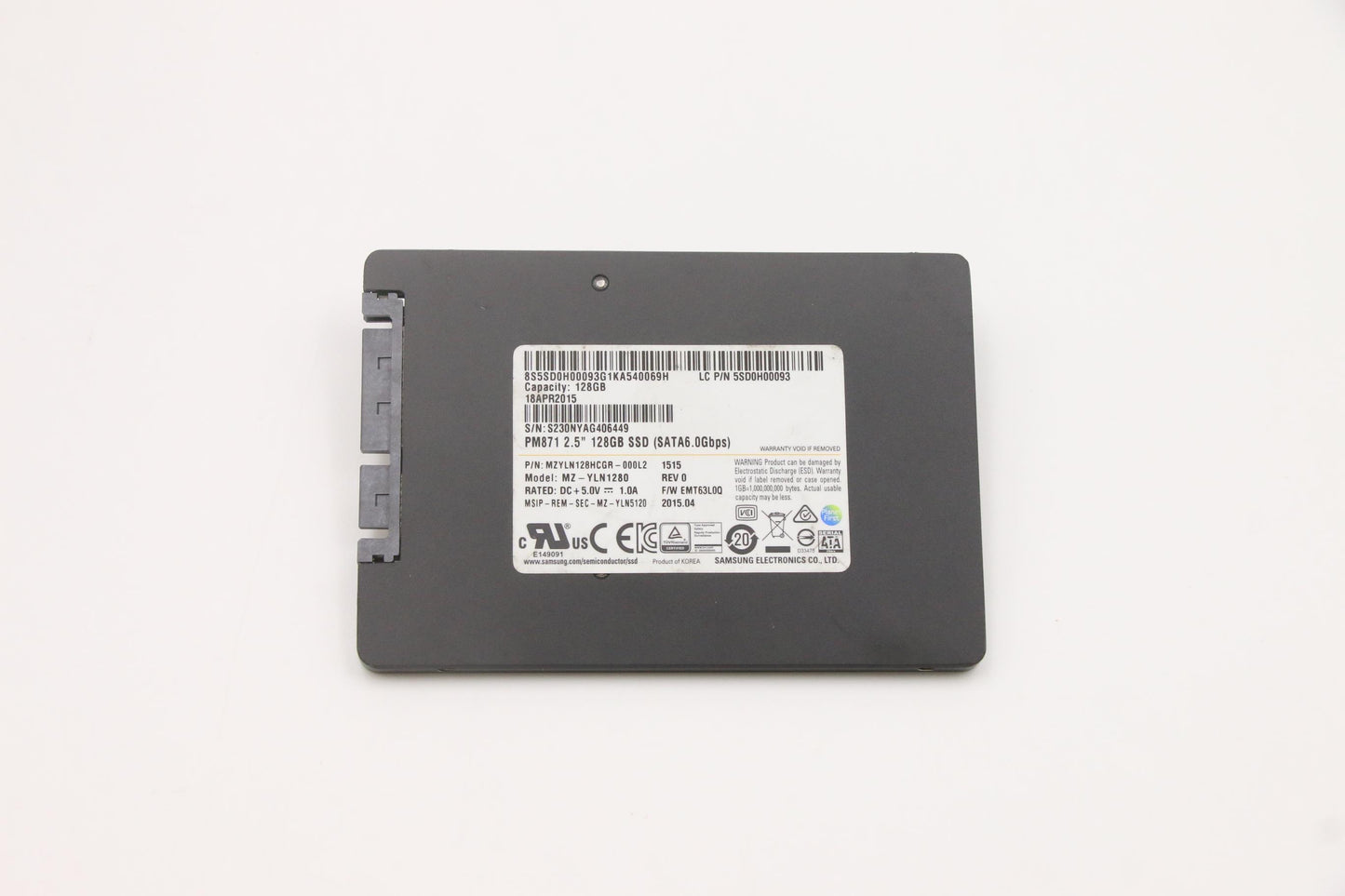 Lenovo Samsung Mzyln128Hcgr 2.5 - 5SD0H00093