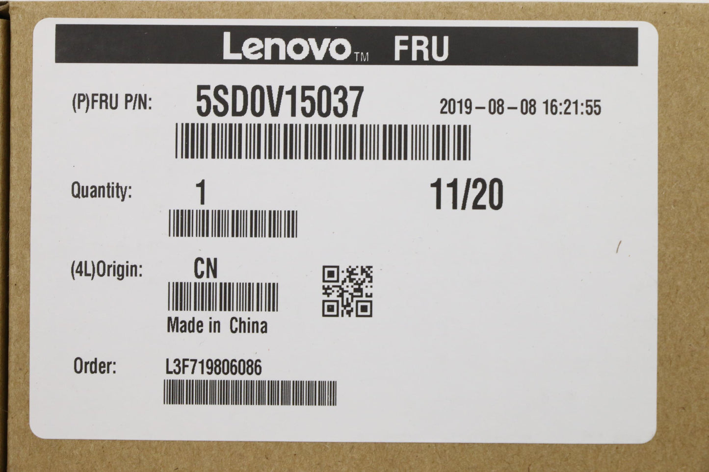 Lenovo Fru Ssd Asm Tary Asm Sam Pm981 - 5SD0V15037
