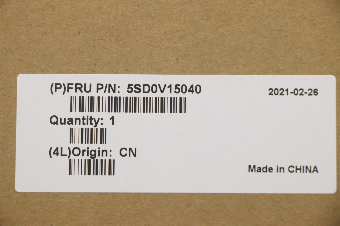 Lenovo Fru Ssd Tary Asm Sam Pm981A 51 - 5SD0V15040