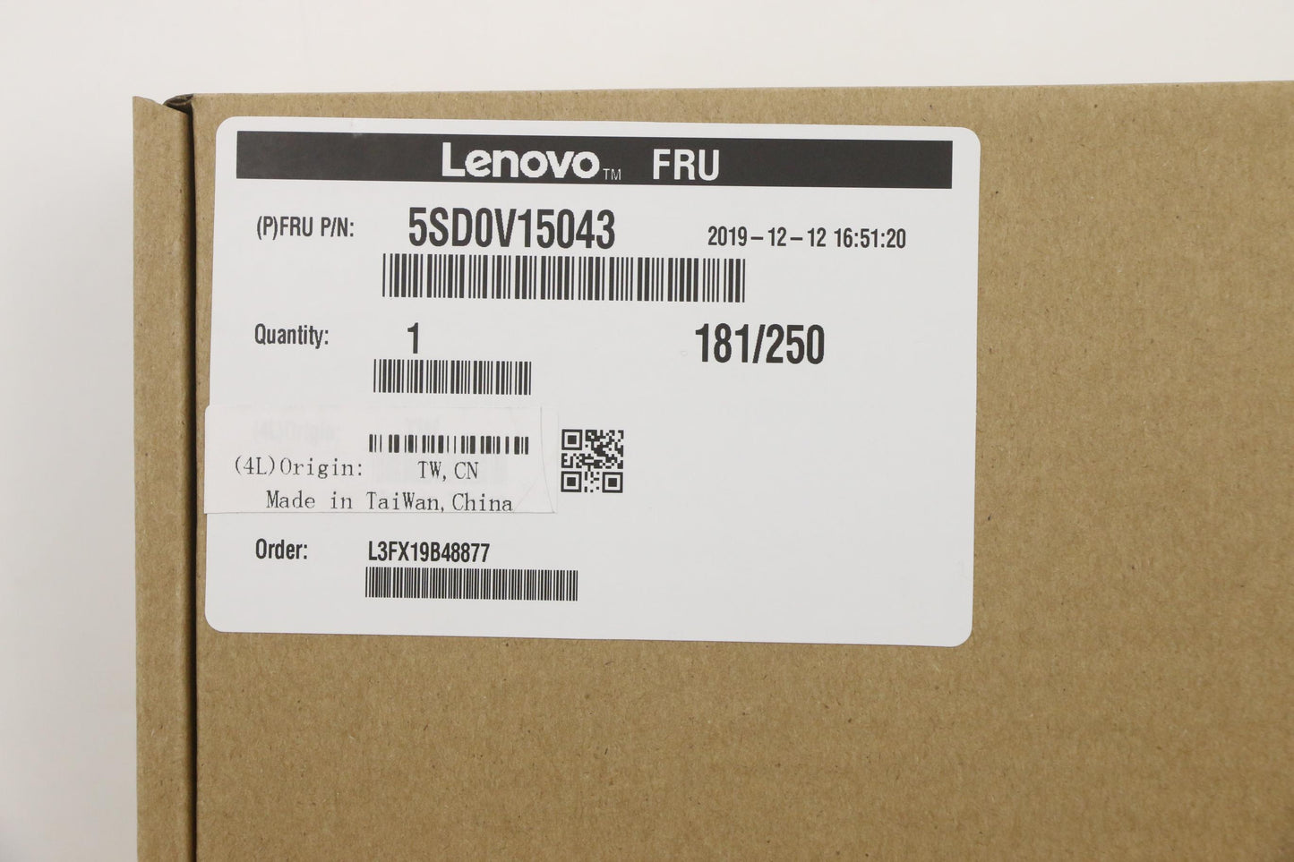 Lenovo Frussd Asm Tary Asm Tsb Xg6 25 - 5SD0V15043