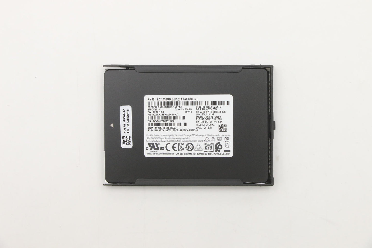 Lenovo Ssd Asm 256G 2.5 7Mm Sata6G S - 5SD0W84881