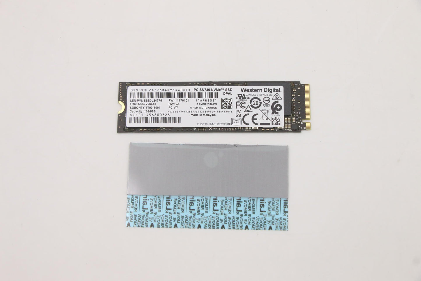 Lenovo Ssd_Asm Ssd,1Tbg,M.2,2280,Wd,O - 5SD0Y69836