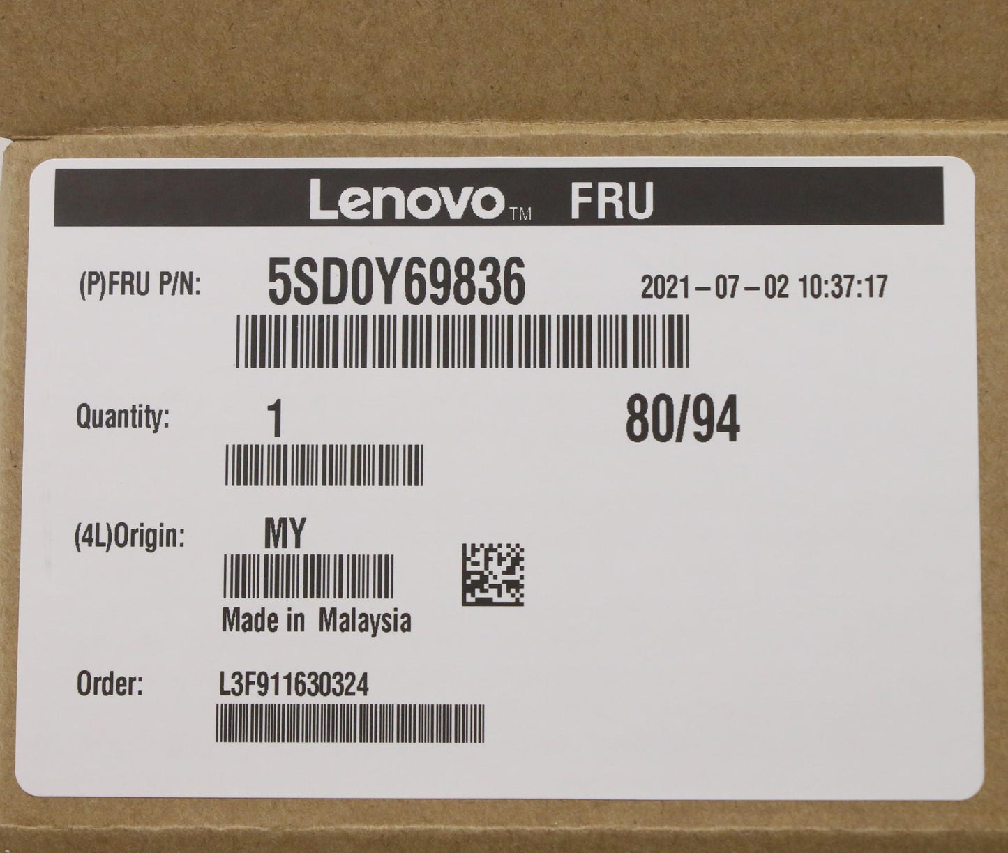 Lenovo Ssd_Asm Ssd,1Tbg,M.2,2280,Wd,O - 5SD0Y69836