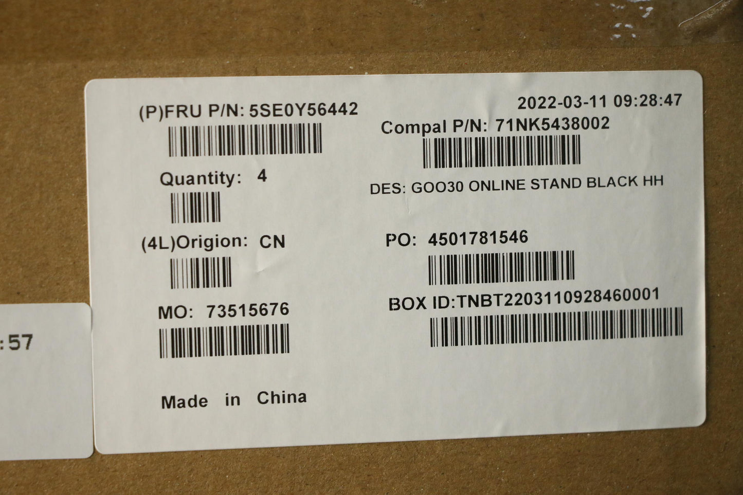 Lenovo Stand Lift Swivel Stand,Blk,Ne - 5SE0Y56442