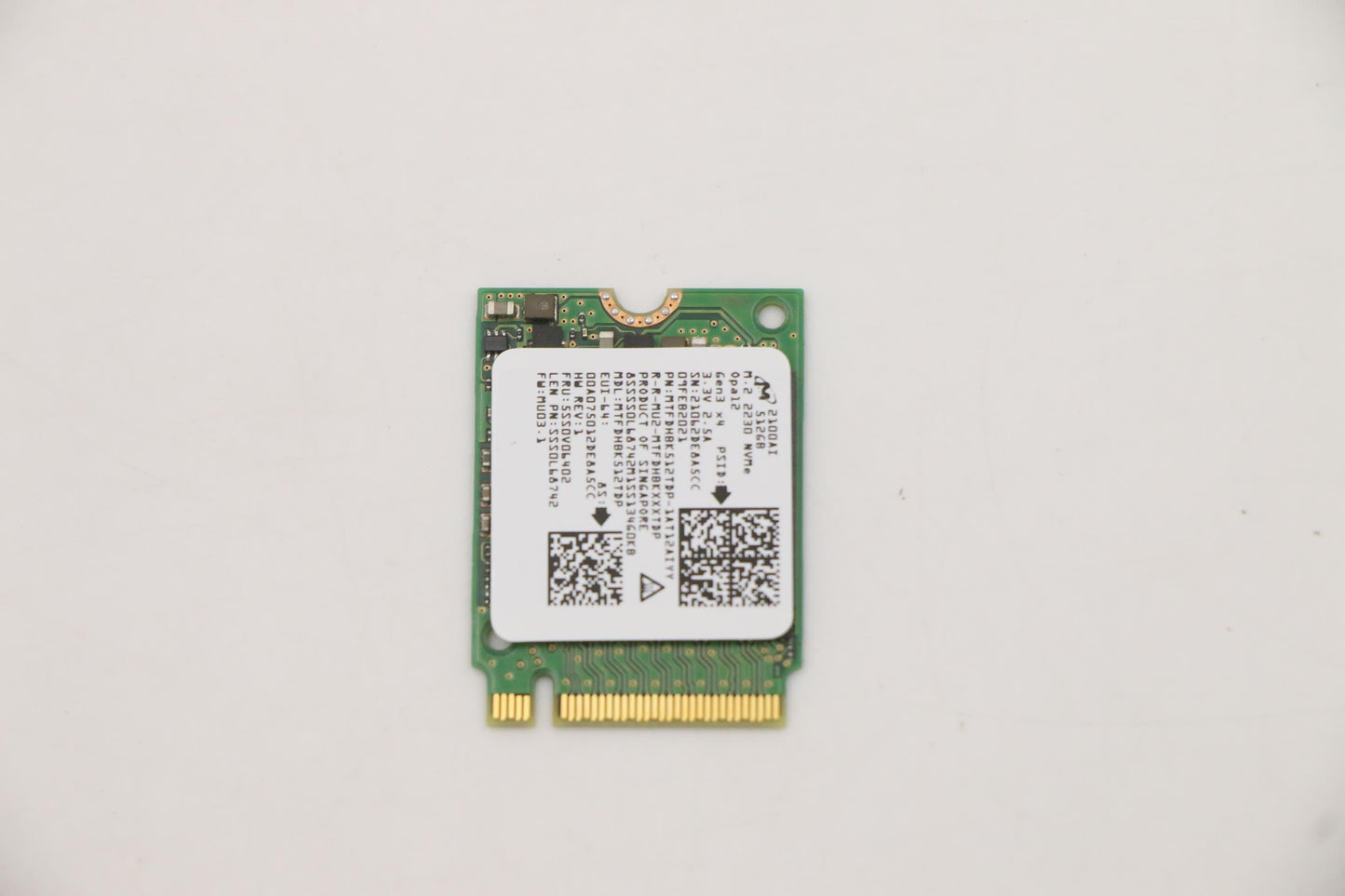 Lenovo Ssd_Asm 512G,M.2 2230,Pcie3X4 - 5SS0V06402