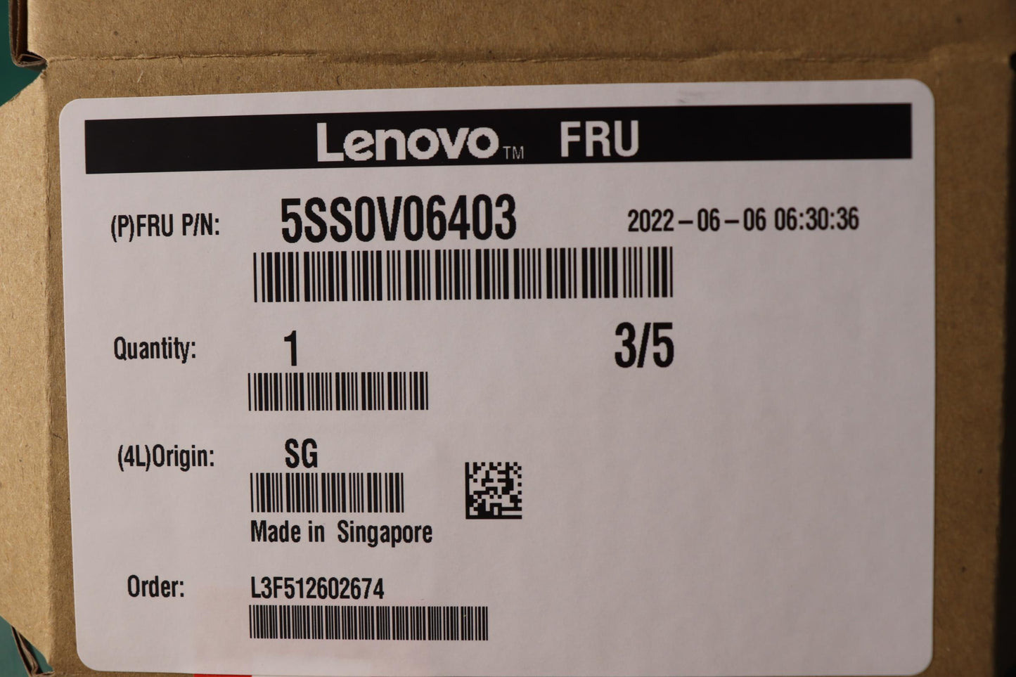 Lenovo Ssd_Asm 1T,M.2 2230,Pcie3X4,Mi - 5SS0V06403
