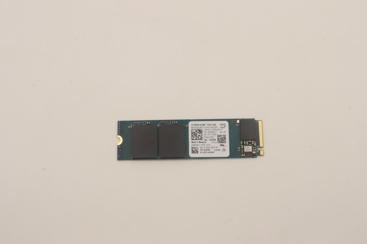 Lenovo Ssd Assembly 2T,M.22280,Pcie3X - 5SS0V06411