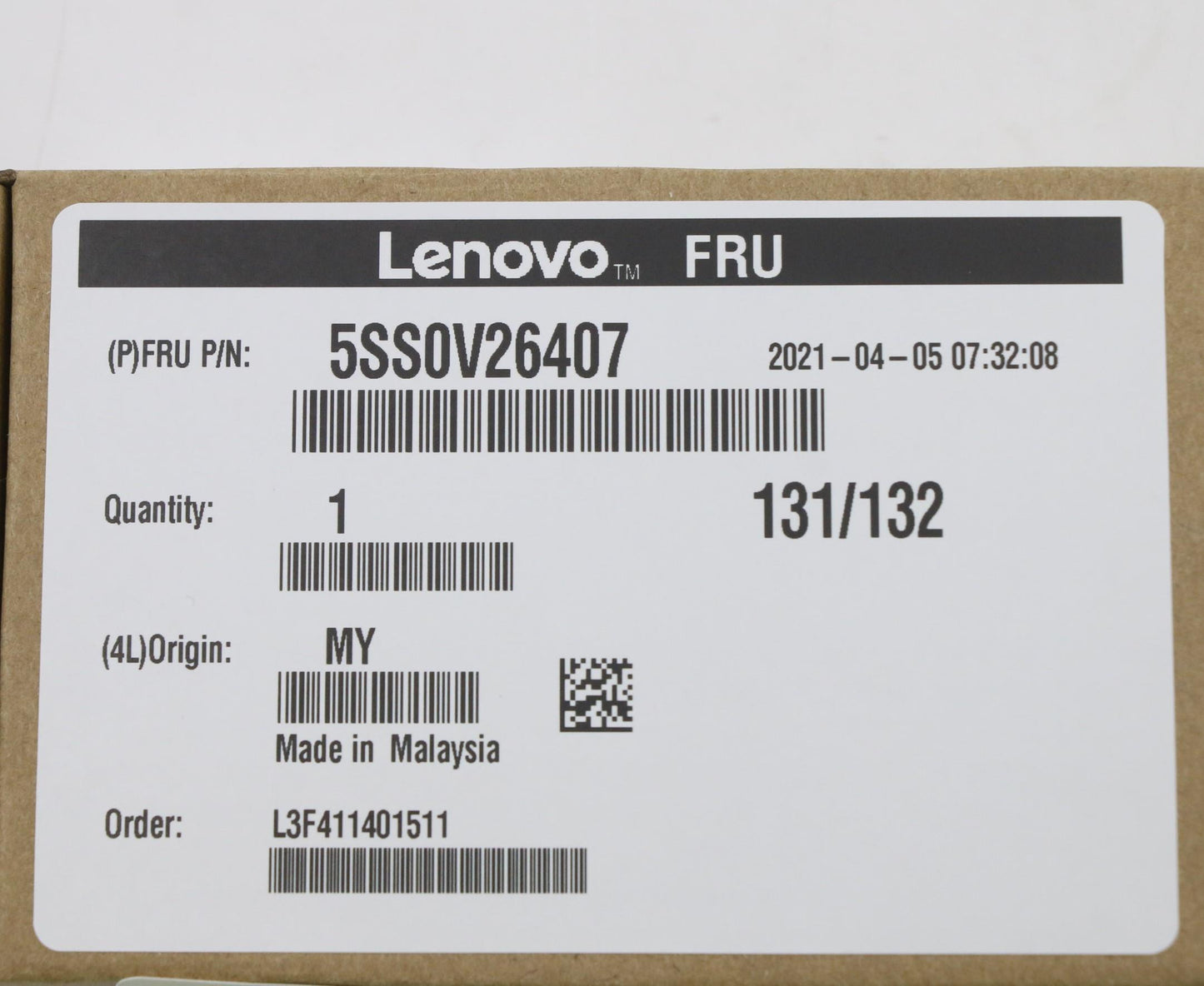 Lenovo Solid State Drives - 5SS0V26407