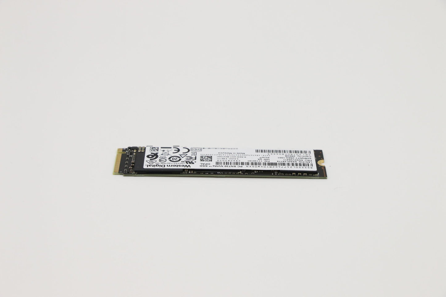 Lenovo 256GB SSD, M.2 2280, PCIe Gen3 x4, OPAL, Western Digital - 5SS0V26411