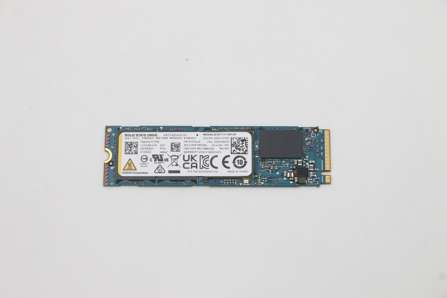 Lenovo Ssd_Asm 512G,M.2,2280,Pcie4X4, - 5SS0V26418