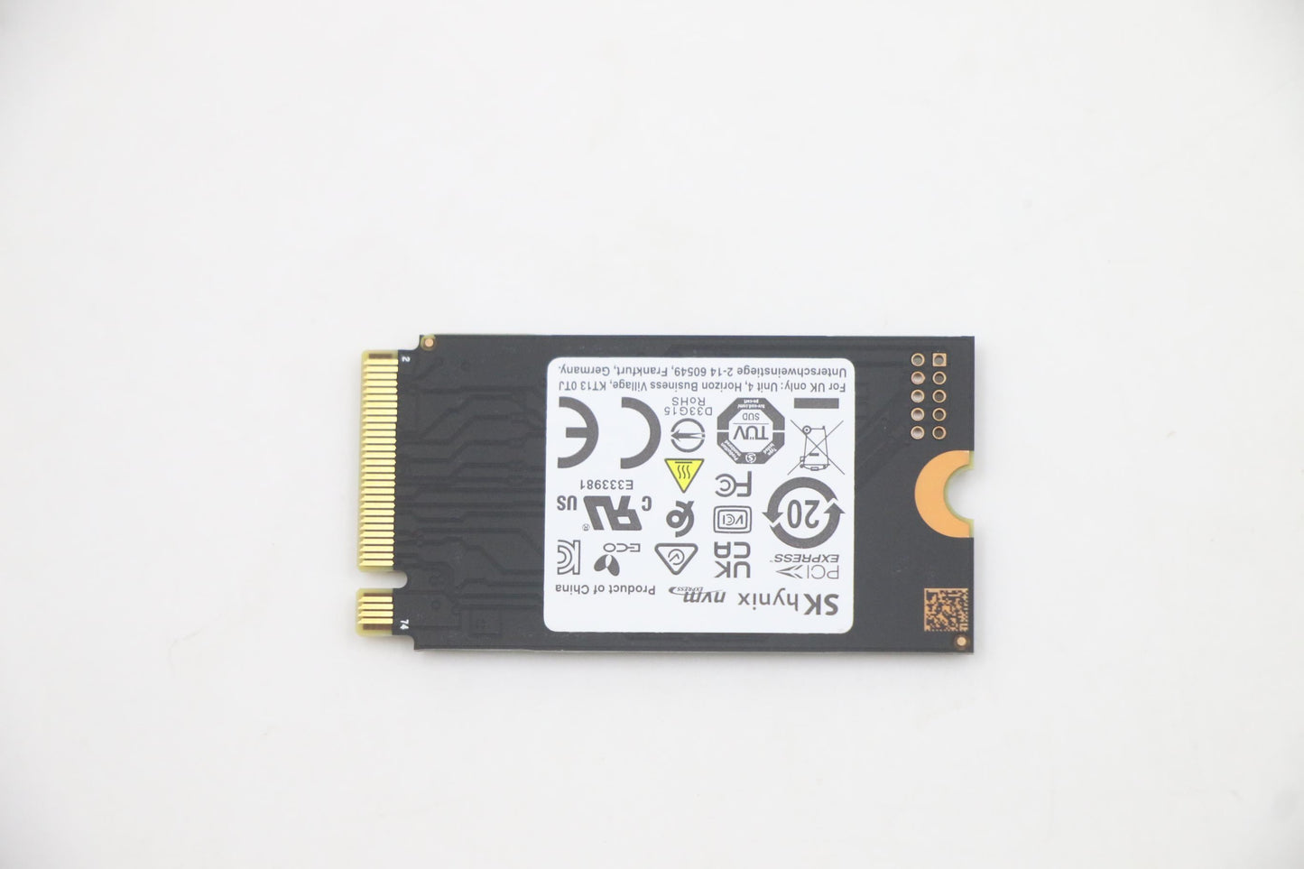 Lenovo (5SS0V26437) SSD 256GB, M.2, 2242, PCIe 3x4, Standard, SK Hynix