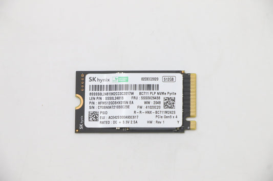 Lenovo (5SS0V26438) 512GB SSD, M.2 2242, PCIe 3x4, Standard, SK Hynix