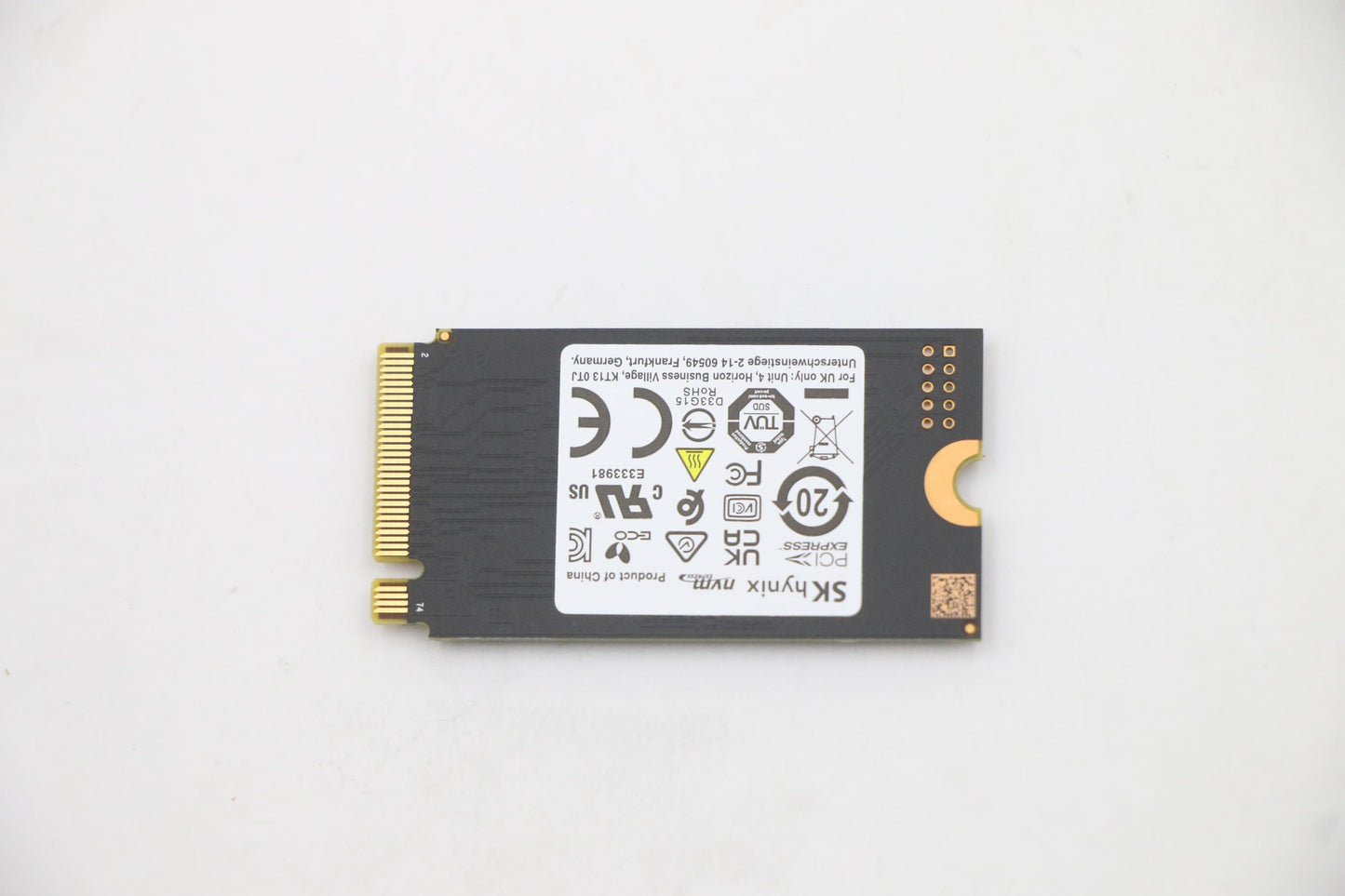 Lenovo (5SS0V26438) 512GB SSD, M.2 2242, PCIe 3x4, Standard, SK Hynix