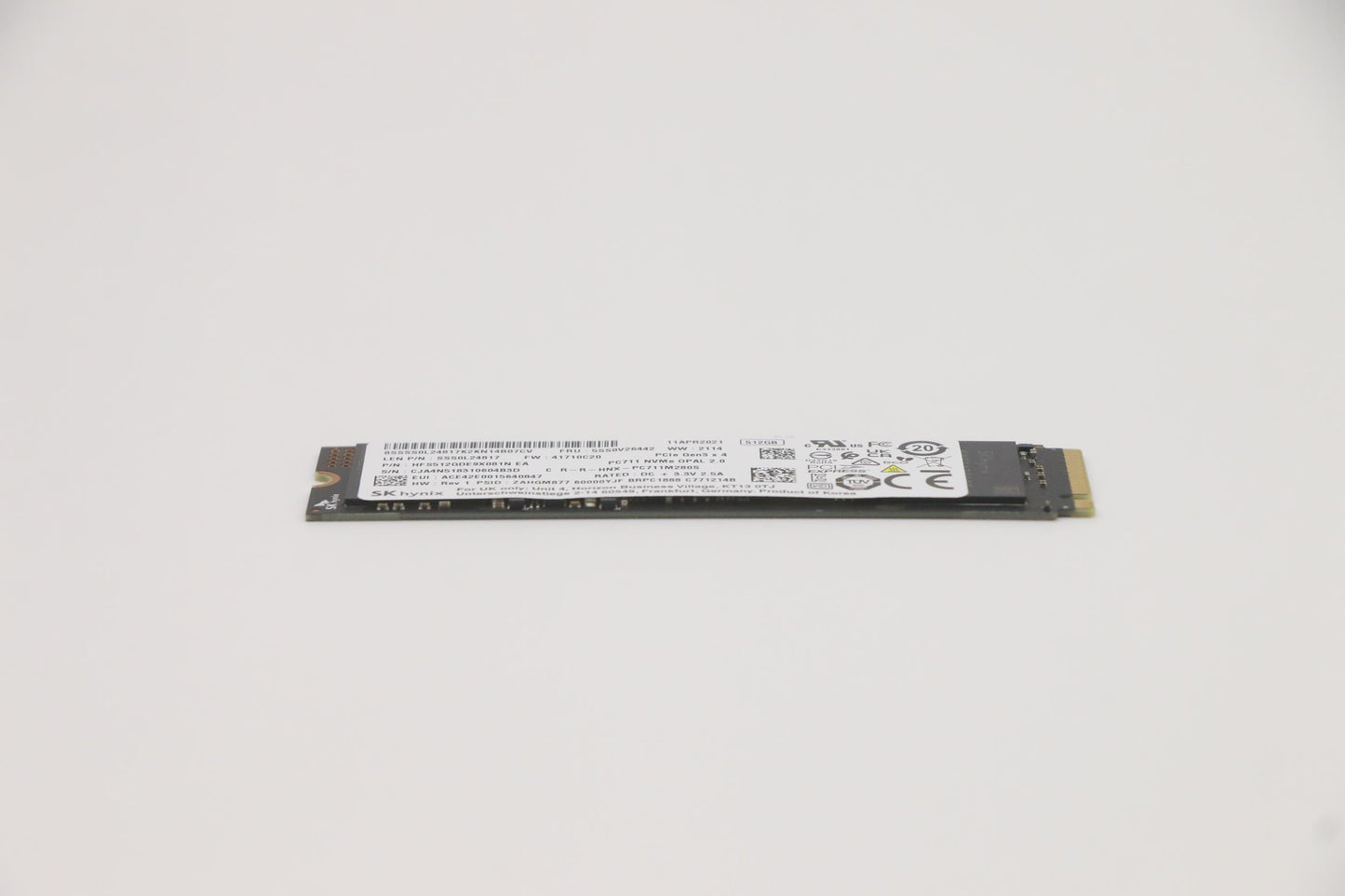 Lenovo (5SS0V26442) 512GB SSD, M.2 2280, PCIe 3x4, OPAL, SK Hynix