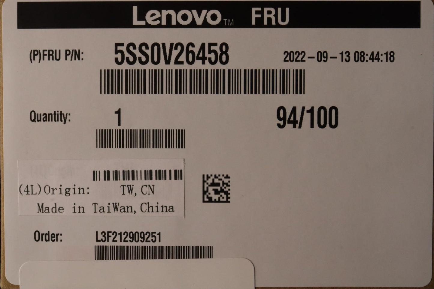 Lenovo Ssdasm 512G,M2,2280,Pcie4X4,St - 5SS0V26458