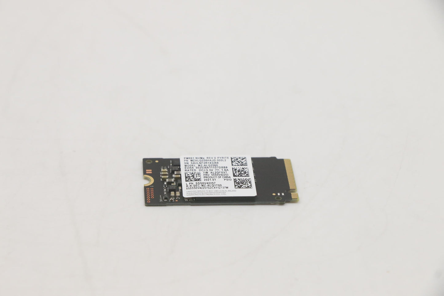 Lenovo Sam Pm991 256G M.2 Pcie 2242 S - 5SS0V42253