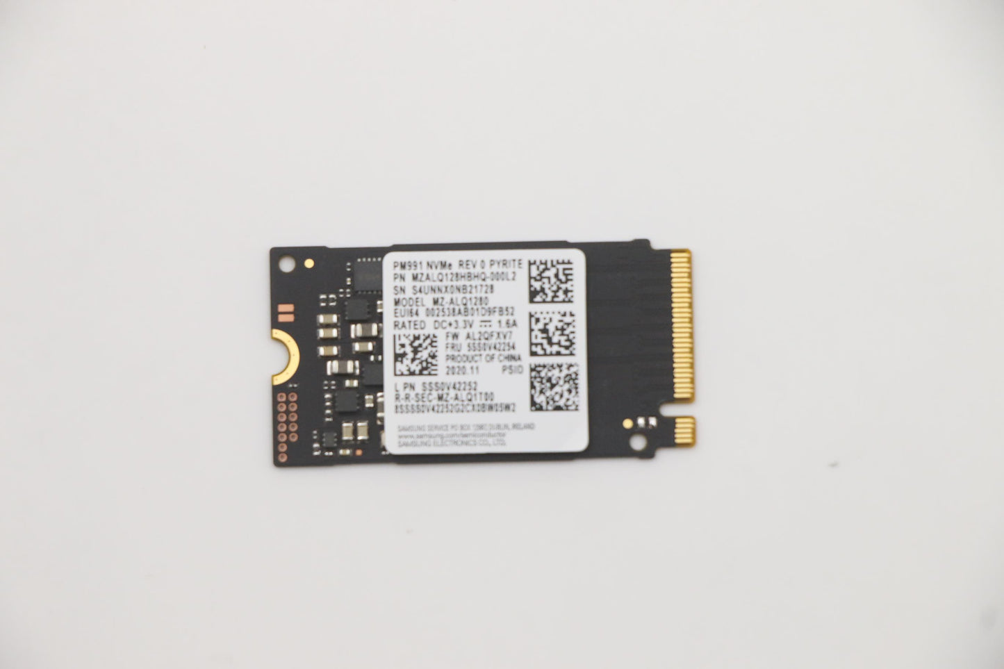 Lenovo (5SS0V42254) SSD 128GB, M.2, 2242, PCIe 3x4, Standard, Samsung