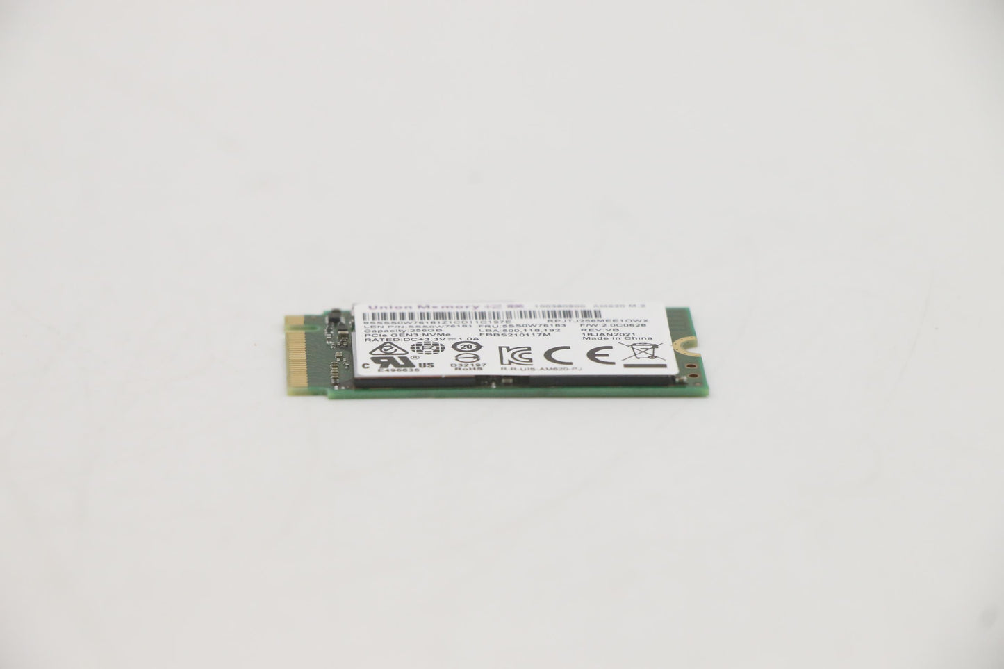Lenovo Umis Am620 256G Pcie 2242 Ssd - 5SS0W76183