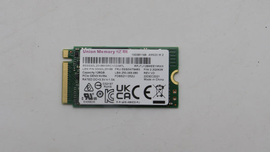 Lenovo (5SS0W79483) SSD, 128GB, M.2, 2242, PCIe 3x4, UMIS