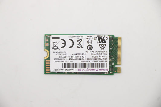 Lenovo (5SS0W76178) SSD, 512GB, M.2 2242, PCIe 3x4, Standard, UMIS