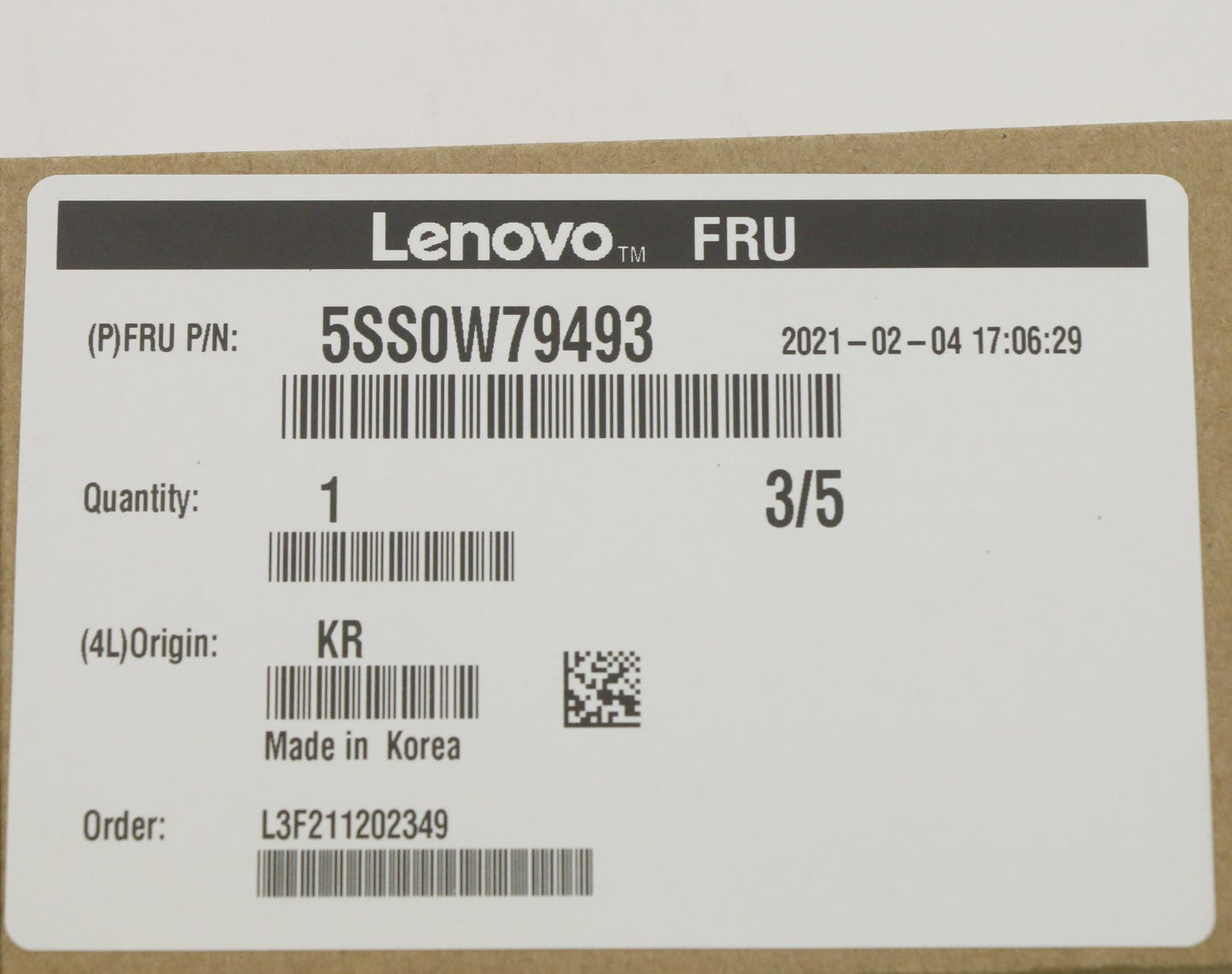 Lenovo (5SS0W79546) SSD 1TB, M.2, 2280, PCIE4X4, OPAL, MICRON