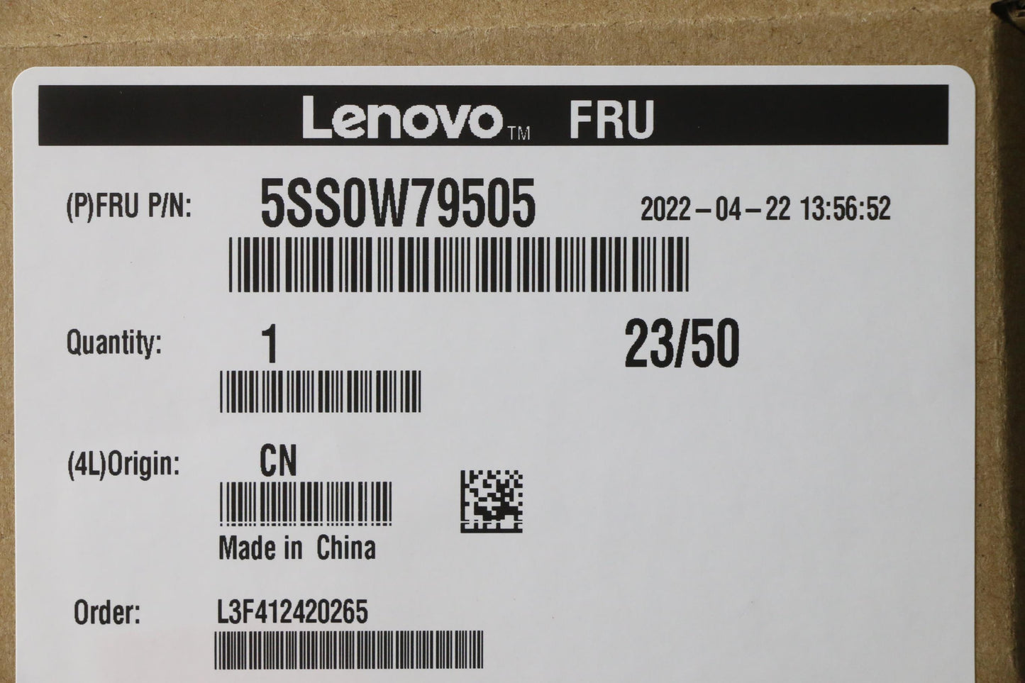 Lenovo Ssd Assembly 256G,M.2,2242,Pci - 5SS0W79505