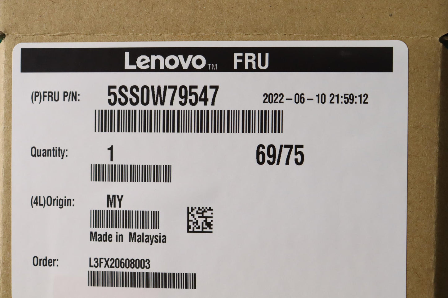 Lenovo (5SS0W79547) 2TB SSD, M.2 2280, PCIe4x4, OPAL Certified