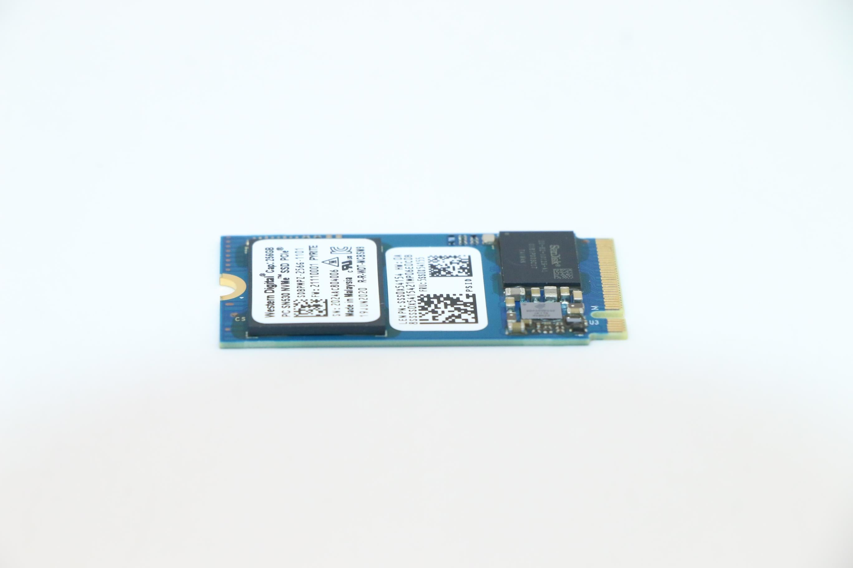 Lenovo SSD, 256GB, M.2 2242, PCIe 3x4, Standard, WD - 5SS0X54155
