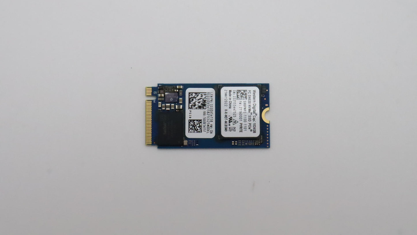 Lenovo Ssd Wd Sn530 1T Pcie 2242 Ssd - 5SS0X54157