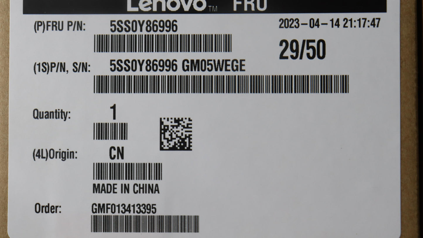 Lenovo Ssd_Asm 256G,M.2,2280,Pcie4X4, - 5SS0Y86996