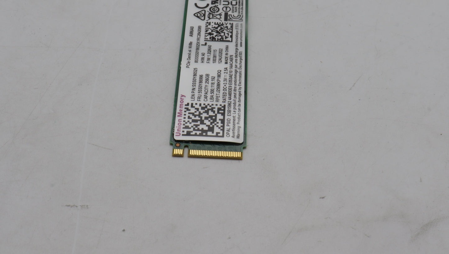 Lenovo Ssd_Asm 256G,M.2,2280,Pcie4X4, - 5SS0Y86996