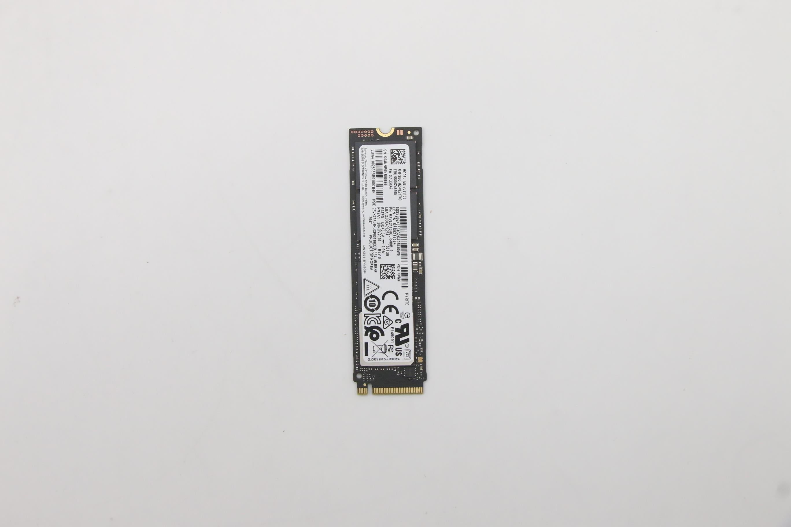 Lenovo 1TB SSD, M.2 2280, PCIe 4x4, Samsung - 5SS0Z46565– LenovoPart
