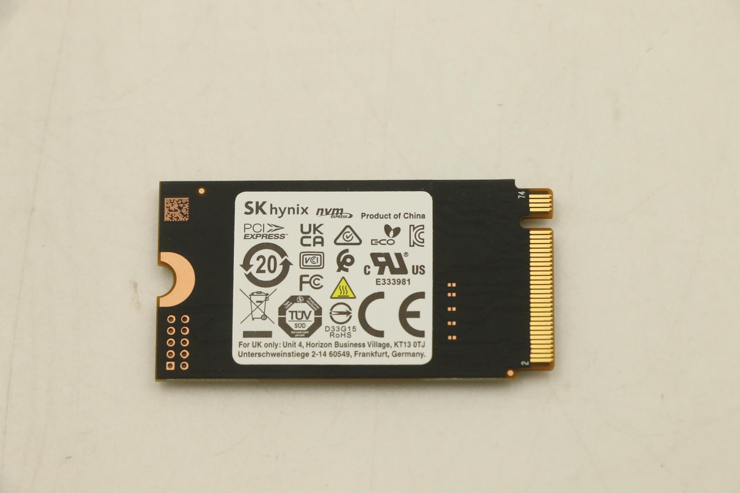 Lenovo Ssd Hynix Bc711 256G M.2 Pcie - 5SS0Z46573
