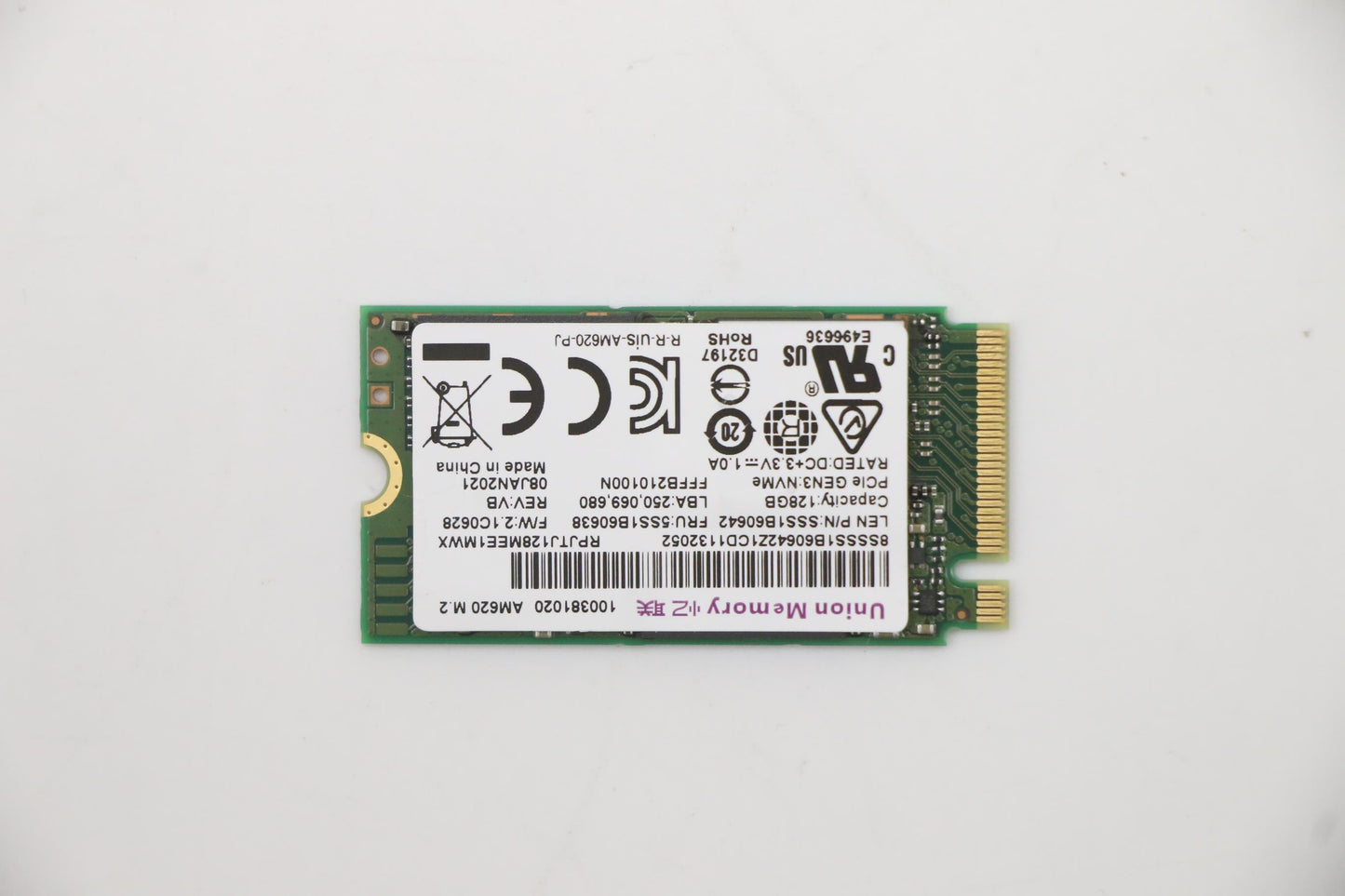 Lenovo Ssd Umis Am620 128G M.2 Pcie 2 - 5SS1B60638