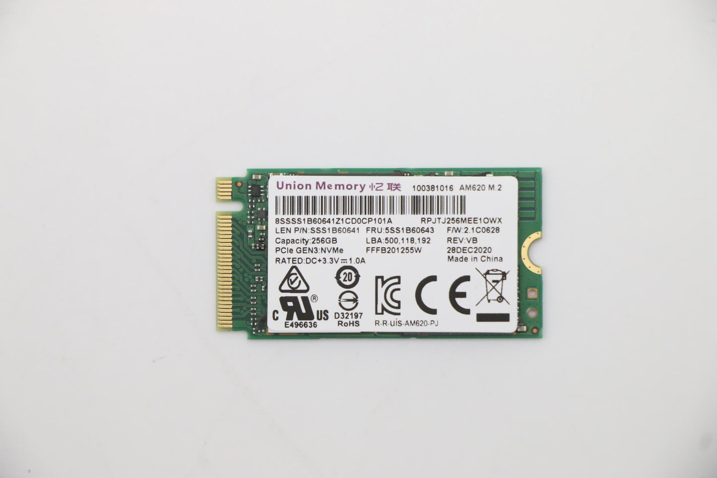 Lenovo Ssd Umis Am620 256G M.2 Pcie 2 - 5SS1B60643