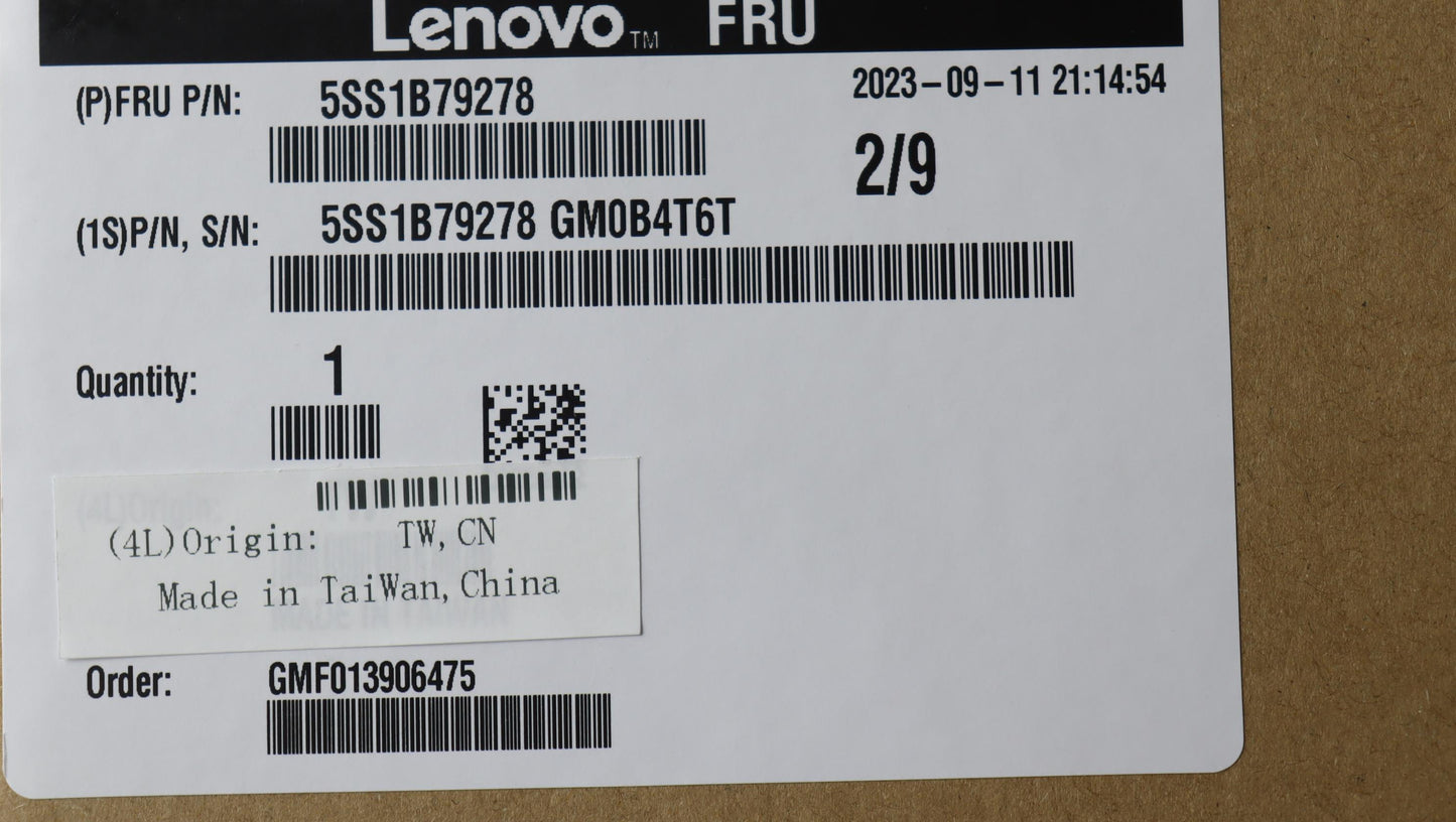 Lenovo Ssd_Asm Lit Cvb 512G 2.5 - 5SS1B79278