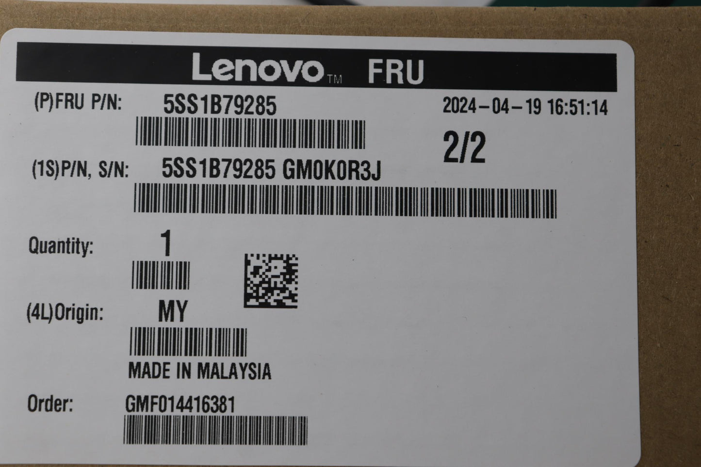Lenovo Ssd_Asm 7.68T 2.5 Sata Mic - 5SS1B79285