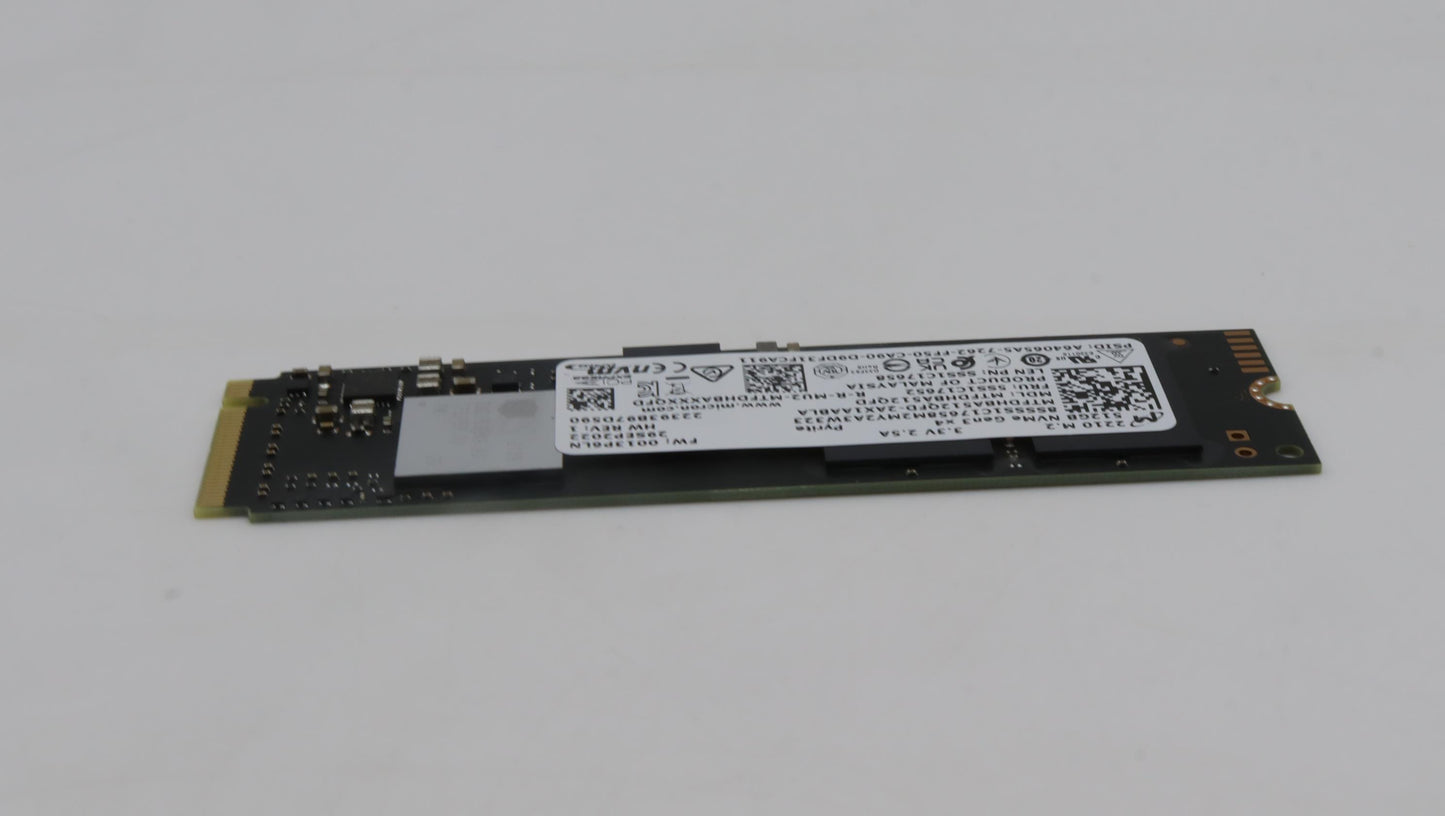 Lenovo SSD 512GB, M.2, 2280, PCIe3X4, MICRON - 5SS1C17652