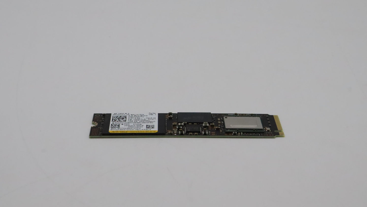 Lenovo Ssd Mic 3400 512G 2280 Pcie G4 - 5SS1D08021