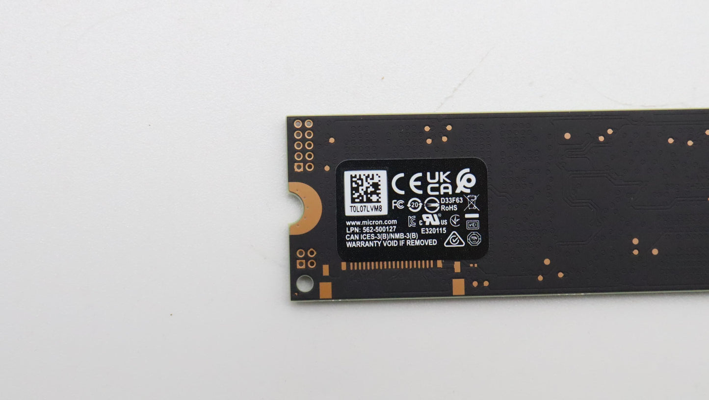 Lenovo Ssd Mic 3400 512G 2280 Pcie G4 - 5SS1D08021