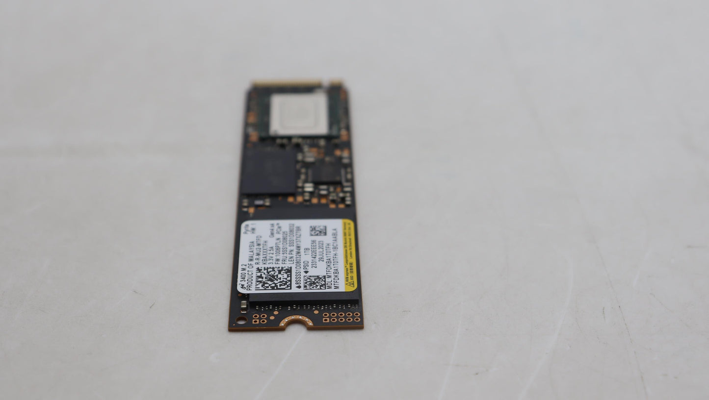 Lenovo 1TB SSD, M.2 2280, PCIe Gen4 x4, Standard, MICRON - 5SS1D08025