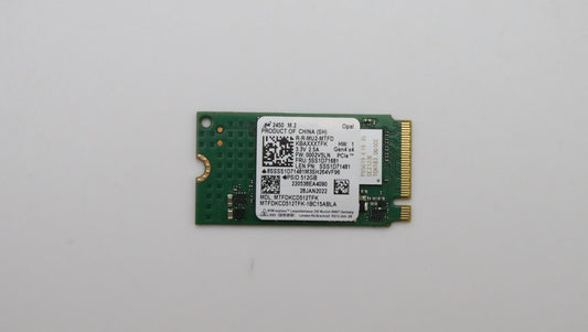 Lenovo SSD, 512GB, M.2 2242, PCIe 4x4, OPAL, Micron - 5SS1D71681