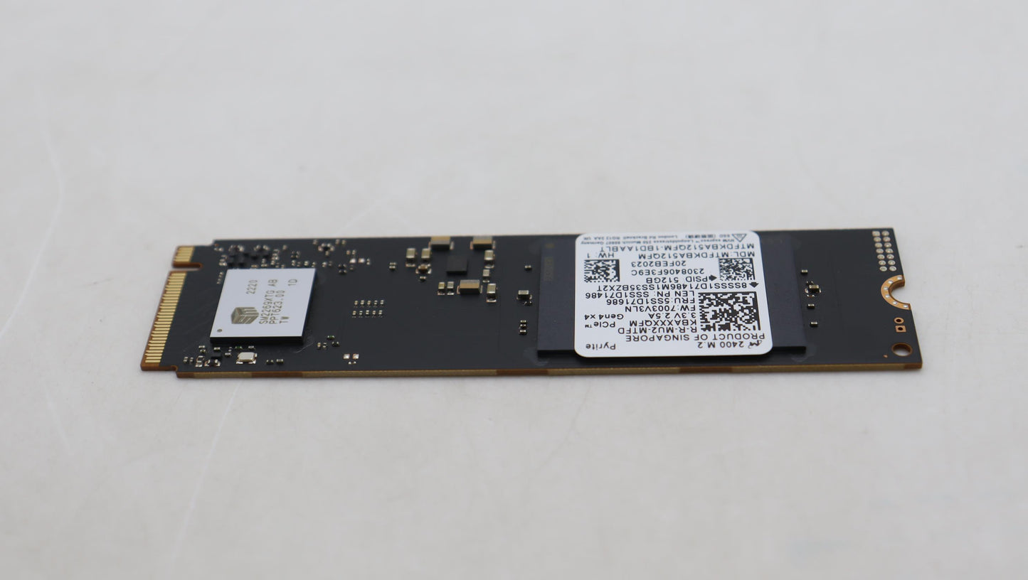 Lenovo Ssd_Asm 512G,M.2,2280,Pcie4X4, - 5SS1D71686